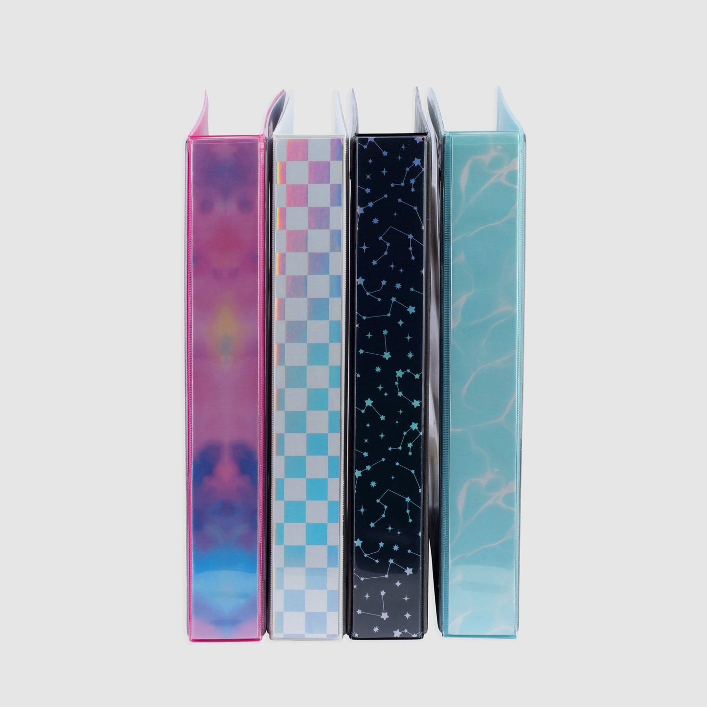 1 Inch Binder, 4 Pack - Colorful