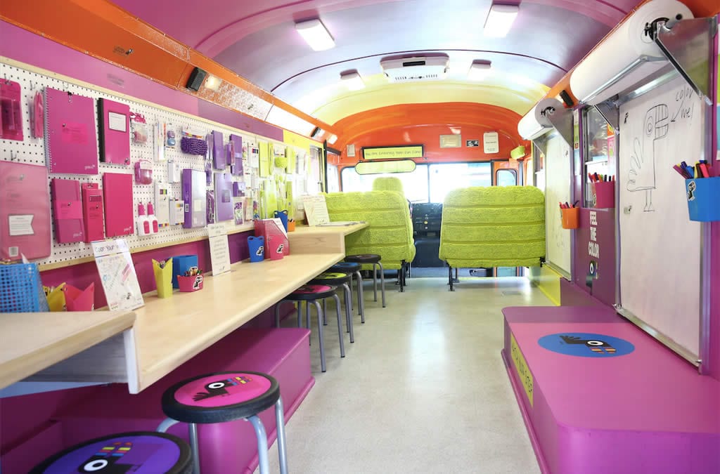 inside yoobi bus - 5 Reasons Yoobi Products Trump What You’ll Find at Supply Stores