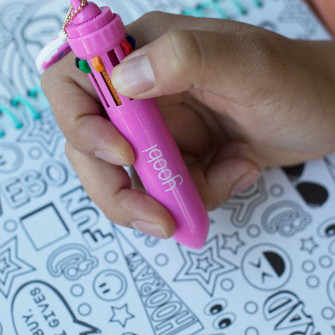 How to use a 10-color clickable pen