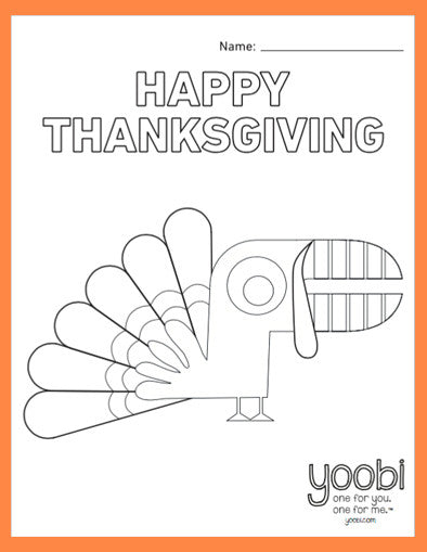 Thanksgiving Coloring Sheet 2015